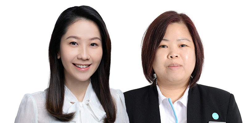李沅翹小姐冼淑君小姐